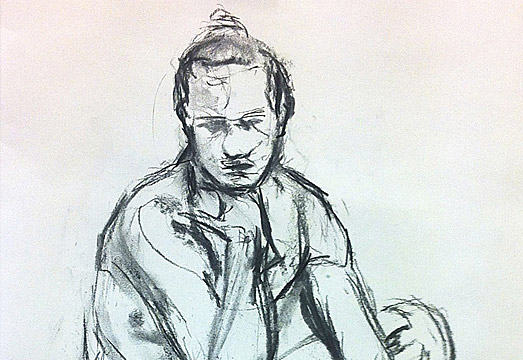 Luka, Charcoal on paper(A3)